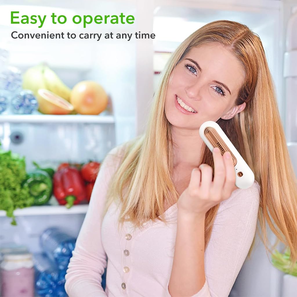 HASTHIP Mini Fridge Deodorizer USB Deodorizer with Purple Light Sterilization Refrigerator Odor Eliminator for Fridge, Kitchen, Closet, Room, Pet House, Car HASTHIP Mini Fridge Deodorizer USB Deodorizer with Purple Light Sterilization Refrigerator Odor Eliminator for Fridge, Kitchen, Closet, Room, Pet House, Car